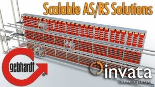 MultiLevel Shuttle Automated Storage System  Invata Intralogistics [upl. by Noyart502]