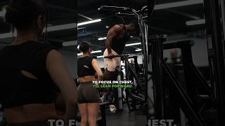 Dips Tutorial  Proper Technique on How to target Triceps vs Chest triceps dips fitnesstips [upl. by Noral920]