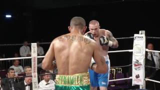 WHAT A FIGHT DIEGO COSTA vs GREG ONEILL  BBTV  Black Flash Promotions 29717 [upl. by Ainesej]