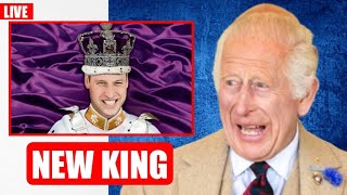 NEW KING🔴 Prince William Marks Debut As NEW KING As Charles Blesses Him And Chooses To ABDICATE [upl. by Kcirddec]