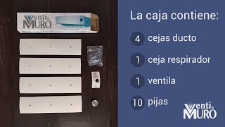 VentiMuro  video instructivo para instalar la cámara de aire antisalitre [upl. by Derk]