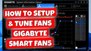 How To Setup amp Tune PC Fans For Gigabyte Motherboards With Aorus SIV APP In Windows [upl. by Ardnat]