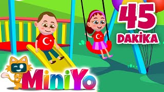 Miniyo 23 Nisan Şarkısı  Eğitici Miniyo Şarkıları  45 Dakika [upl. by Joshi]