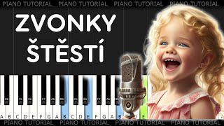 Zvonky štěstí  Karel Gott a Darina Rolincová piano tutorial  jak hrát [upl. by Ayisan331]