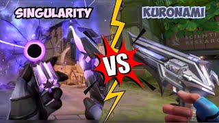 Kuronami Sheriff VS Singularity Sheriff  Which Valorant Sheriff skin is Best fypシ゚viral fypシ [upl. by Remas]