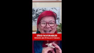 Planifica tu Semana con la mejor energía Días Favorables del 29 Ene al 4 Feb  Yuan Chen FENG SHUI [upl. by Horten252]