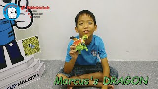 eRobotclub Malaysia  Marcuss Dragon robot [upl. by Chiou725]