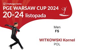 11 Kornel WITKOWSKI POL M FS PGE Warsaw Cup 2024 [upl. by Ybab]