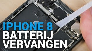 iPhone 8 batterij vervangen  Fixjenl [upl. by Corliss]