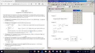 Introduction to MathCAD for Engineers [upl. by Iam]