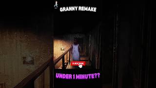 Granny Remake 1 minust SPEERUN  shorts [upl. by Tehc]