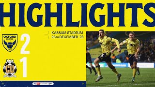 Oxford United v Cambridge United highlights [upl. by Jany886]