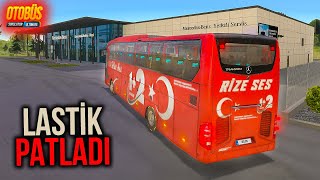 Otobüsle Rizeye Çay Toplamaya Giderken Lastik Patladı  Otobüs Simulator Ultimate [upl. by Anelyak]