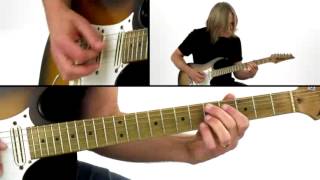 Blues Guitar Lesson  18 Comping in G  Andy Timmons [upl. by Ledua]