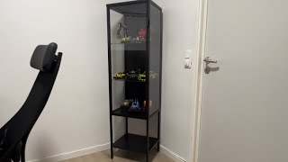 IKEA’s RUDSTA42x37x155 cm Glassdoor cabinet anthracite [upl. by Aivata]