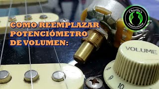 Cómo reemplazar un potenciómetro de volumen en tu instrumento eléctrico [upl. by Iohk48]