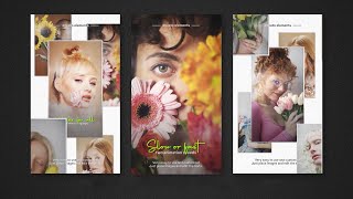 Collage Reel Slideshow After Effects Template aetemplates [upl. by Einehpets]