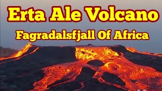 Erta Ale Volcano Lava Lake Ethiopias Answer To Iceland Fagradalsfjall Volcano [upl. by Nosnaj603]