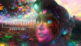 A DMT trip brought to life by AI text to video [upl. by Anomas867]