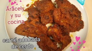 Carne adobada de cerdo😋 [upl. by Idihc818]