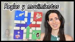 Movimientos y reglas del Parchís  2 dados  Superparchís  Parcheesi  Luisa [upl. by Areik]