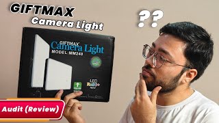 Giftmax Camera Light with Tripod Full Review [upl. by Mauve]