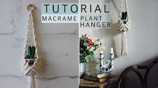 DIY Tutorial Macrame Plant Hanger by Macramessage [upl. by Damalis251]