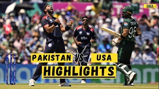 Pakistan Vs USA Highlights USA Won By 5 Runs In Super Over Against Pakistan I T20 World Cup 2024 [upl. by Aiotal]