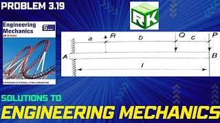 Engineering Mechanics Problem 319 solution  Timoshenko Parallel forces in a plane [upl. by Zosi]