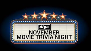 NOVEMBER MOVIE TRIVIA NIGHT [upl. by Rafaelia180]