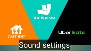 deliveroo uber stuart sound settings Vibrate settings in food delivery app [upl. by Haziza915]