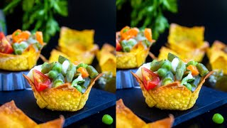 Forminhas  Indian Veg Canapes [upl. by Worth]