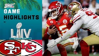 49ers vs Chiefs  Super Bowl LIV Game Highlights [upl. by Annirak736]