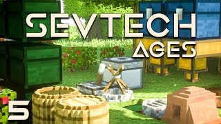 SevTech Ages EP5 Baykok Boss  Kiln Automation [upl. by Llednor992]