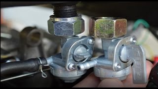 Fuel Petcock Tap Valve replacement on Gas Generator [upl. by Hylan109]