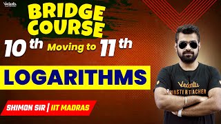 Bridge Course For Class 11th Logarithm Part 1  Logarithm Basics  Class 11 Maths  JEE  CBSE [upl. by Doone]