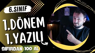 6Sınıf Matematik  1Dönem 1Yazılı  SIFIRDAN 100 AL [upl. by Tiraj]