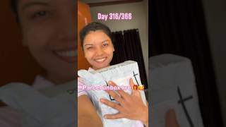 Parcel unbox kare🎁🥳 DAY 319366 kritikasudhakar adayinmylife trending [upl. by Evelinn]