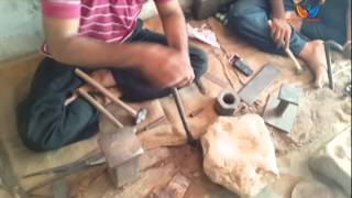 Making of Iron Bell Wind Bell [upl. by Rebme]