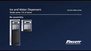 Follett counter top icewater reseting maintenance code [upl. by Foote399]