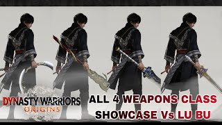 DWORIGINS DEMO ALL 4 WEAPONS CLASS STYLISH SHOWCASE VS LÜ BUNO DAMAGE GAMEPLAY [upl. by Ashien]