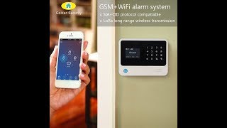 GSM 3G WIFI GPRS SMS Home Security Alarm System GSG90B PLUS [upl. by Eartnoed]