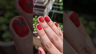 painting my right hand nails nails nailart short [upl. by Akena]