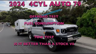 2024 AUTO 4 CYLINDER 79 series Review We do an offroad and TOW test and some quotACCURATEquot fuel figures [upl. by Marceau]