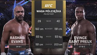 UFC 1  Karta Główna  Waga Ciężka  Evans  Saint Preux  UFC 25 [upl. by Vernor591]