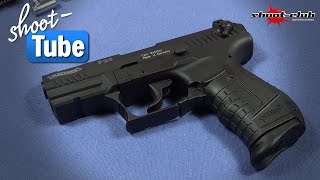 Walther P22 Schreckschuss Pistole  shootclub Review [upl. by Harifaz130]