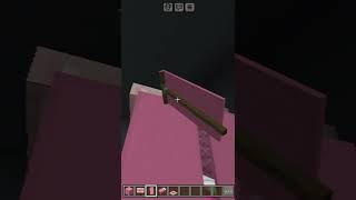 minecraft bed design short Gramingamer000 [upl. by Noland899]