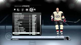 NHL 12 Editing Prospects for GM Mode [upl. by Korenblat]