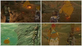 Zelda Breath of the Wild  All Goron City Side Quests Eldin Tower [upl. by Eeimaj]