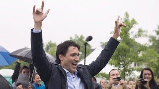 Justin Trudeau helps celebrate Fête nationale in Quebec [upl. by Mehs286]